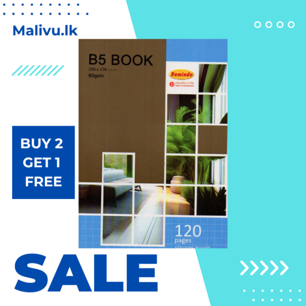 Dumindu B5 Book 120 Pages