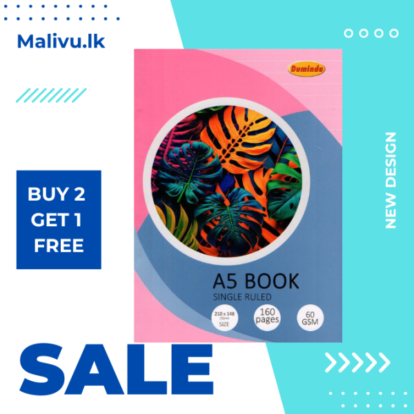 Dumindu A5 Exercise Book 160 Pages