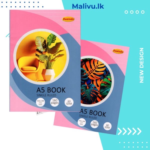 Dumindu A5 Exercise Book 160 Pages